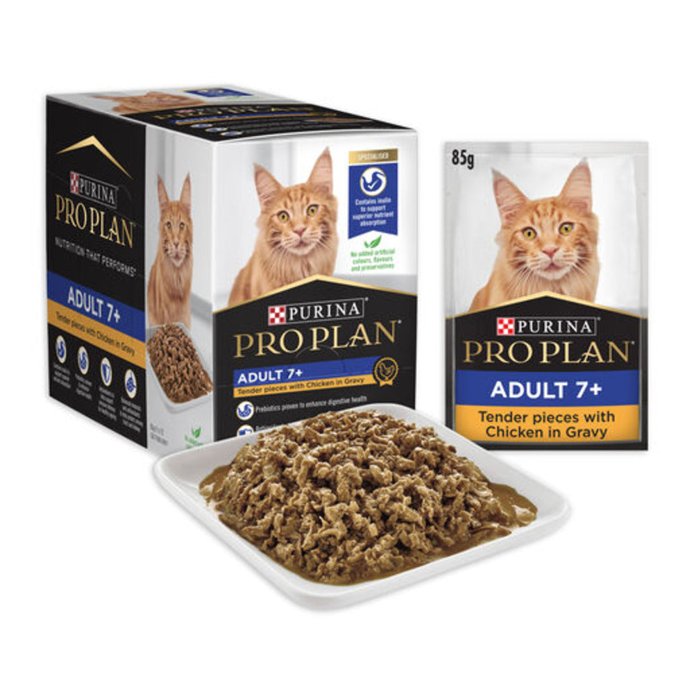 Proplan Cat Plus Gravy Wet Food Pouches