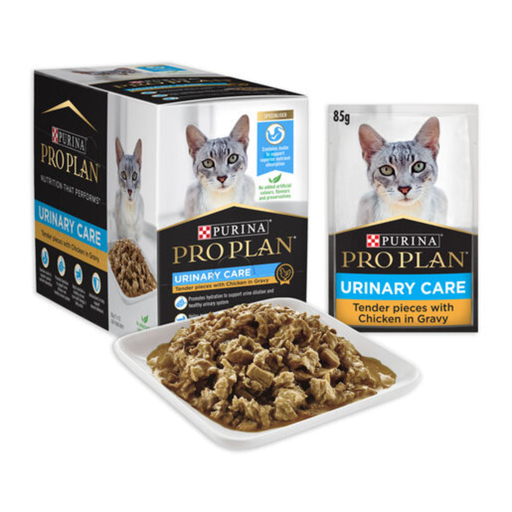 Proplan Cat Urinary Chicken Gravy Wet 85g 12'S