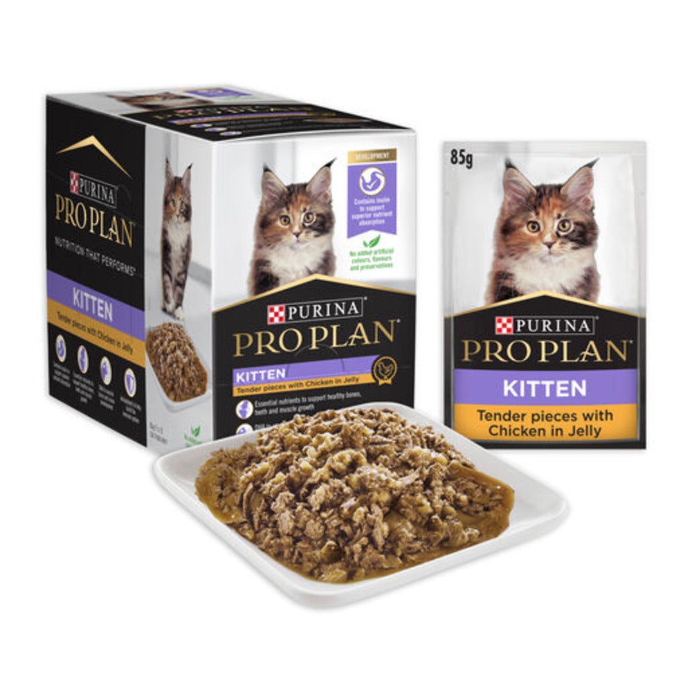 Proplan Kitten Jelly Chicken Wet 85g 12'S