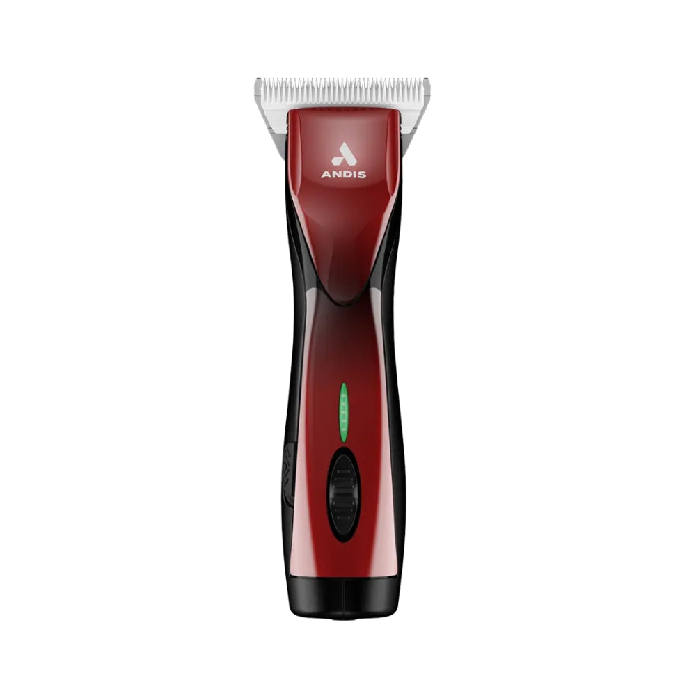 Andis Pulse ZR II Cordless Clipper 5 Speed 2 Batteries Red 30 Wide