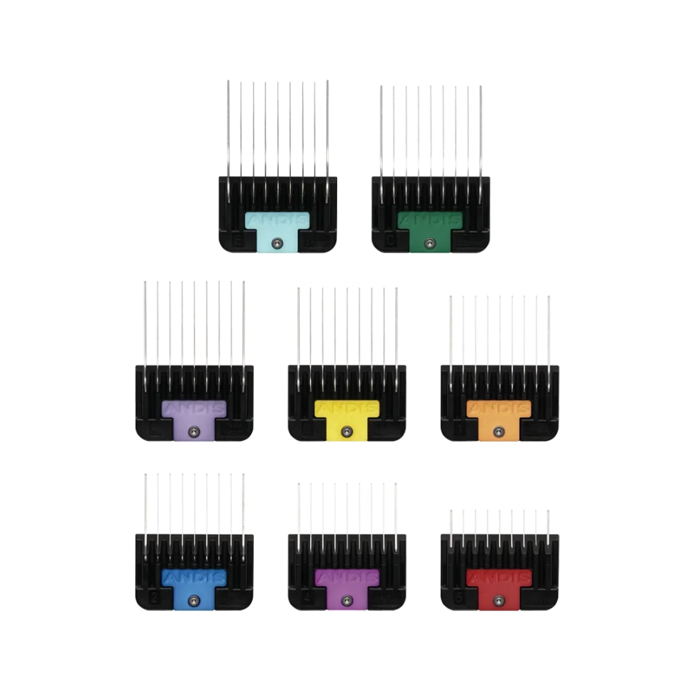 Andis Universal Stainless Steel Comb Set 8 Piece