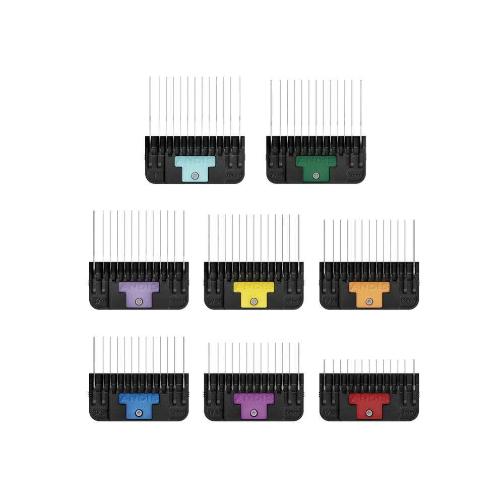 Andis Wide Blade Comb Set 8 Piece
