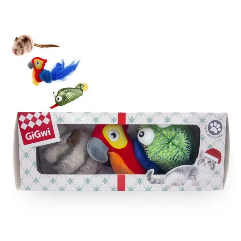 GiGwi Cat Christmas Toy Box Set