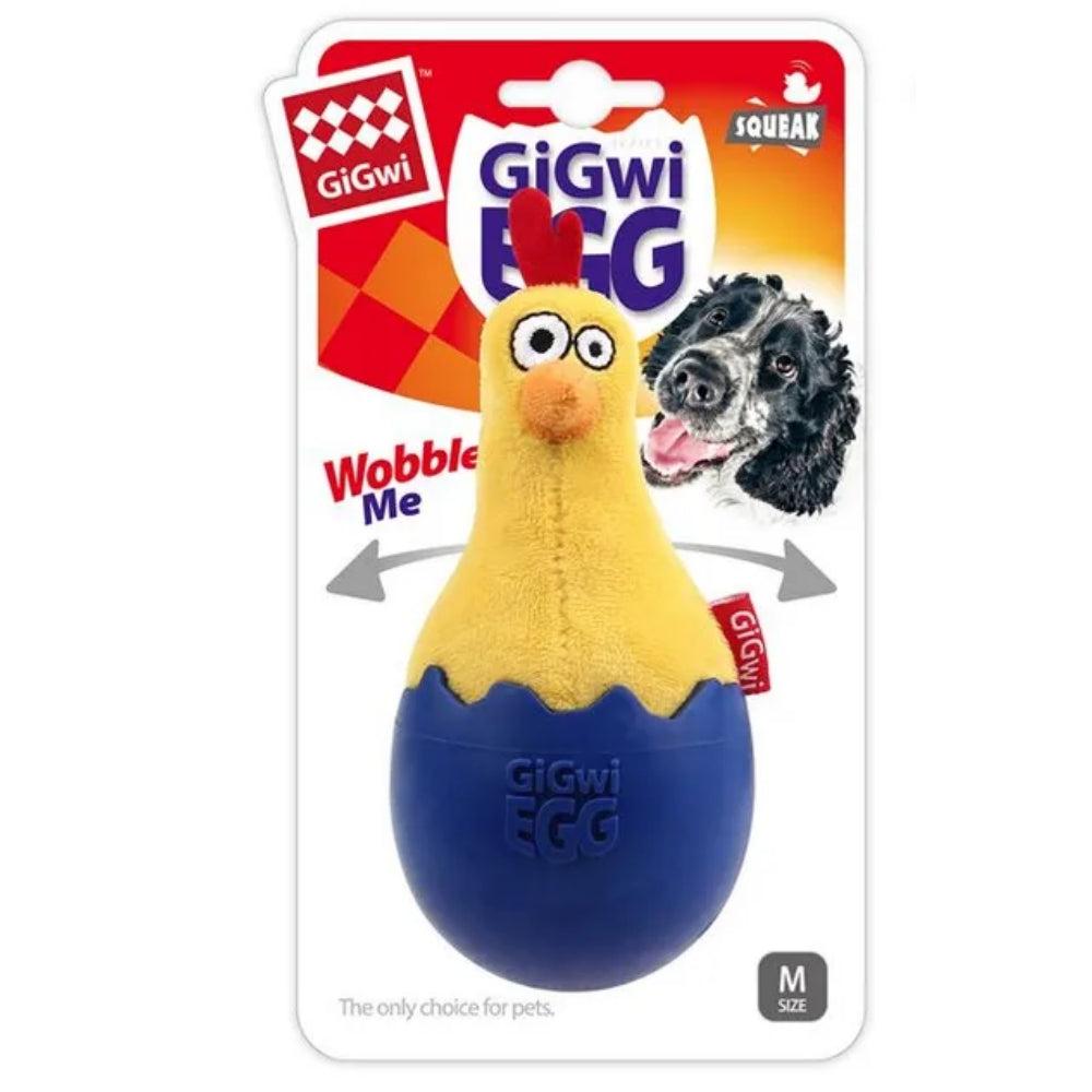 GiGwi Egg Wobble Fun Plush