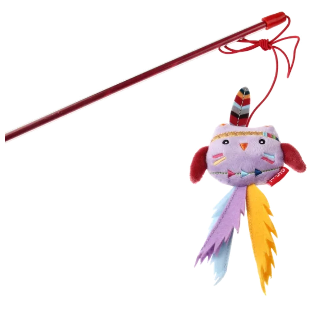 GiGwi Happy Indians Catwand Owl With Felt