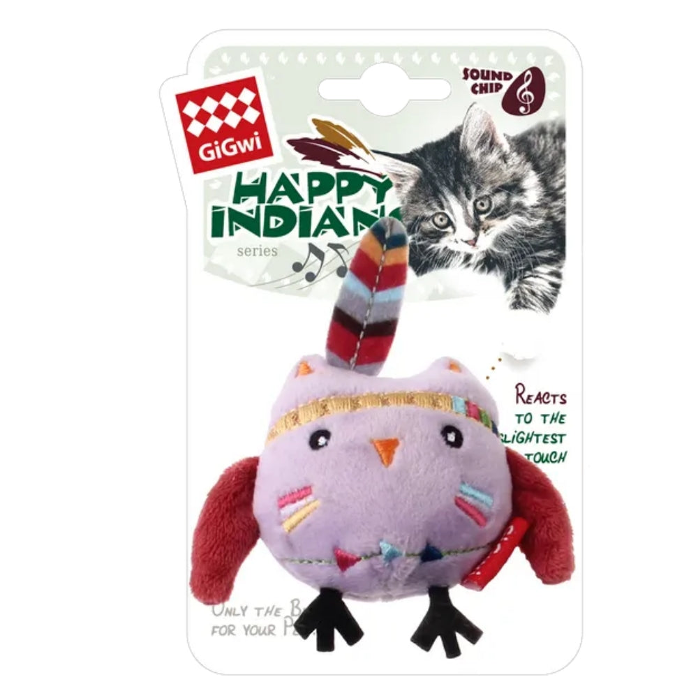 GiGwi Happy Indians Melody Chaser Owl