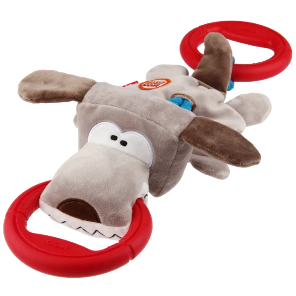 GiGwi Iron Grip Plush Tug Dog