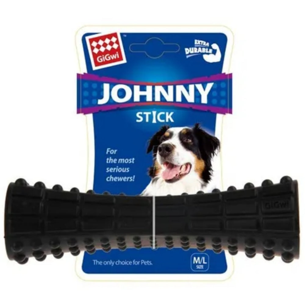 GiGwi Johny Stick Extra Durable Rubber Black 