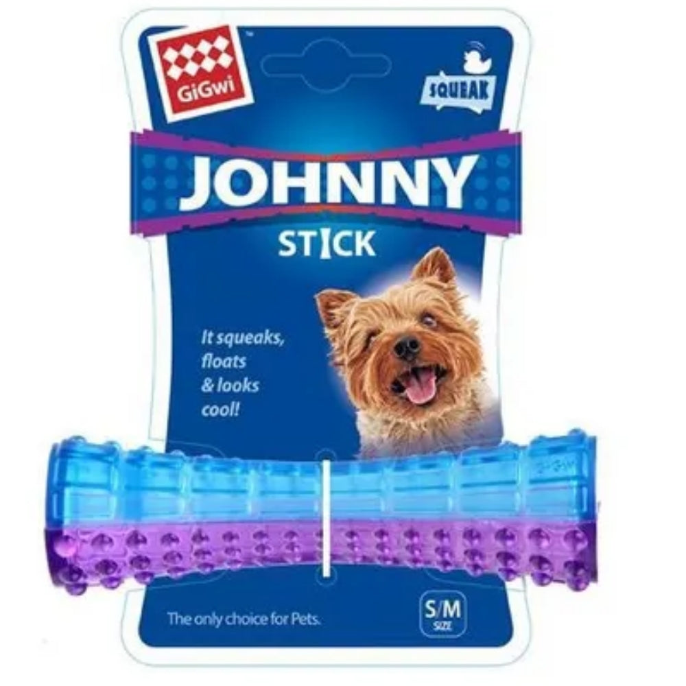 GiGwi Johny Stick Squeaker Purple Blue  