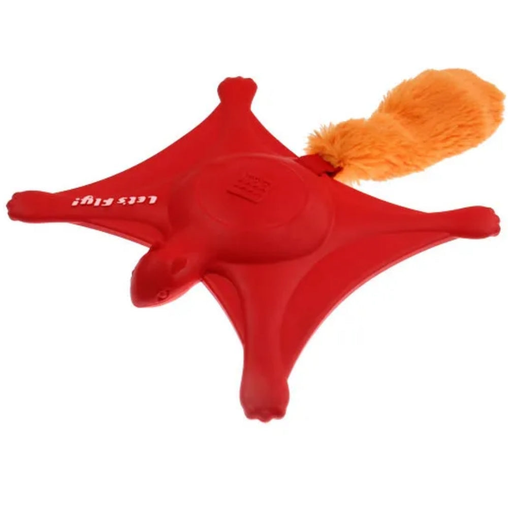 GiGwi Lets Fly Squirrel Squeak TPR Plush