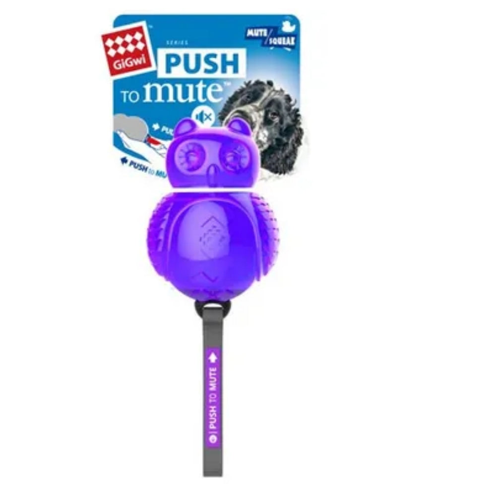 GiGwi Owl Transparent Purple Blue