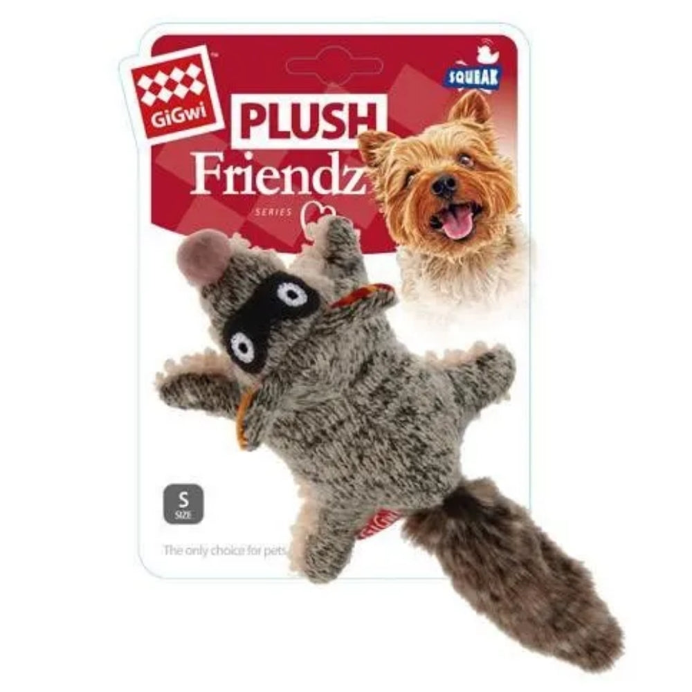GiGwi Plush Coon Squeaker