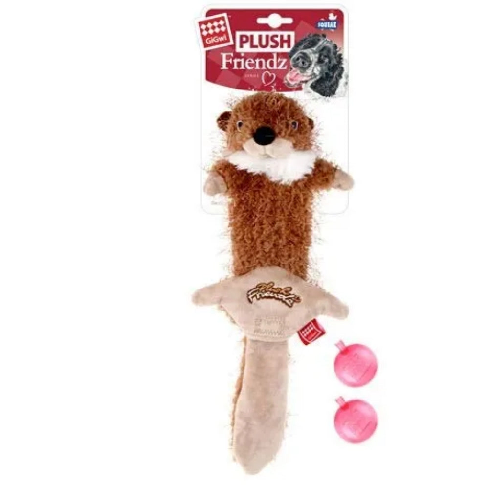 GiGwi Plush Friendz Squirrel Skin