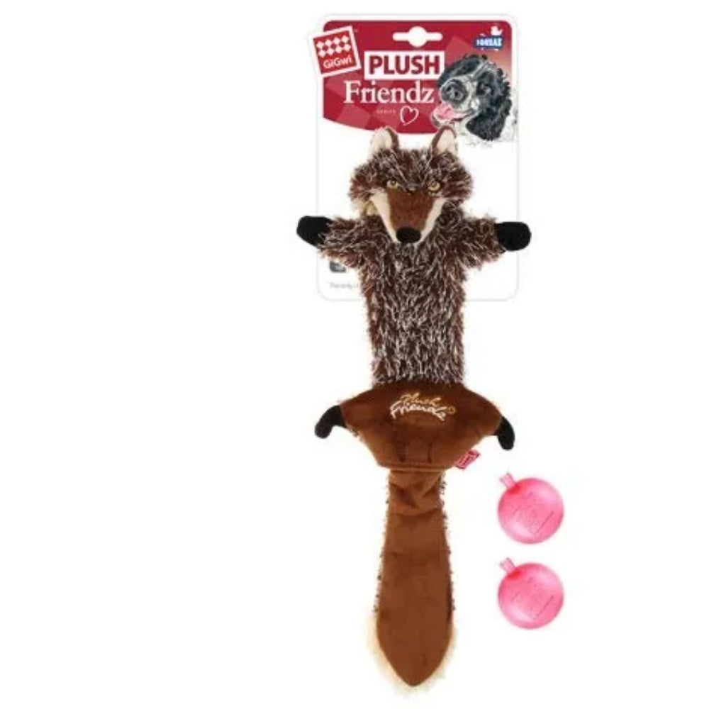 GiGwi Plush Friendz Wolf Skin Small