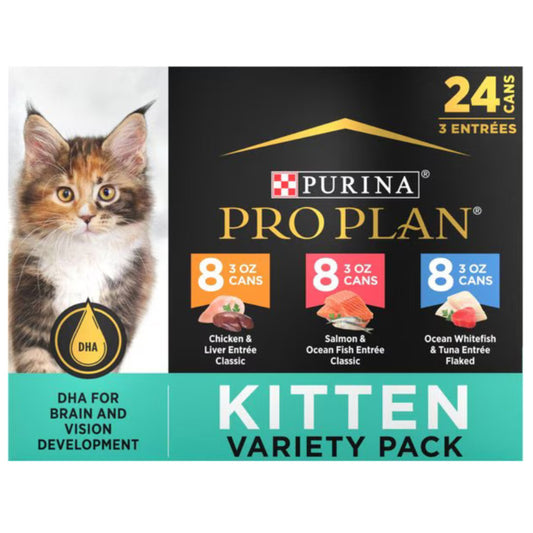 Proplan Kitten Variety Pack Chicken Fish  85g 24S