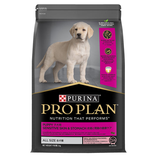 Proplan Puppy Skin/Stom Salmon Dry 3kg